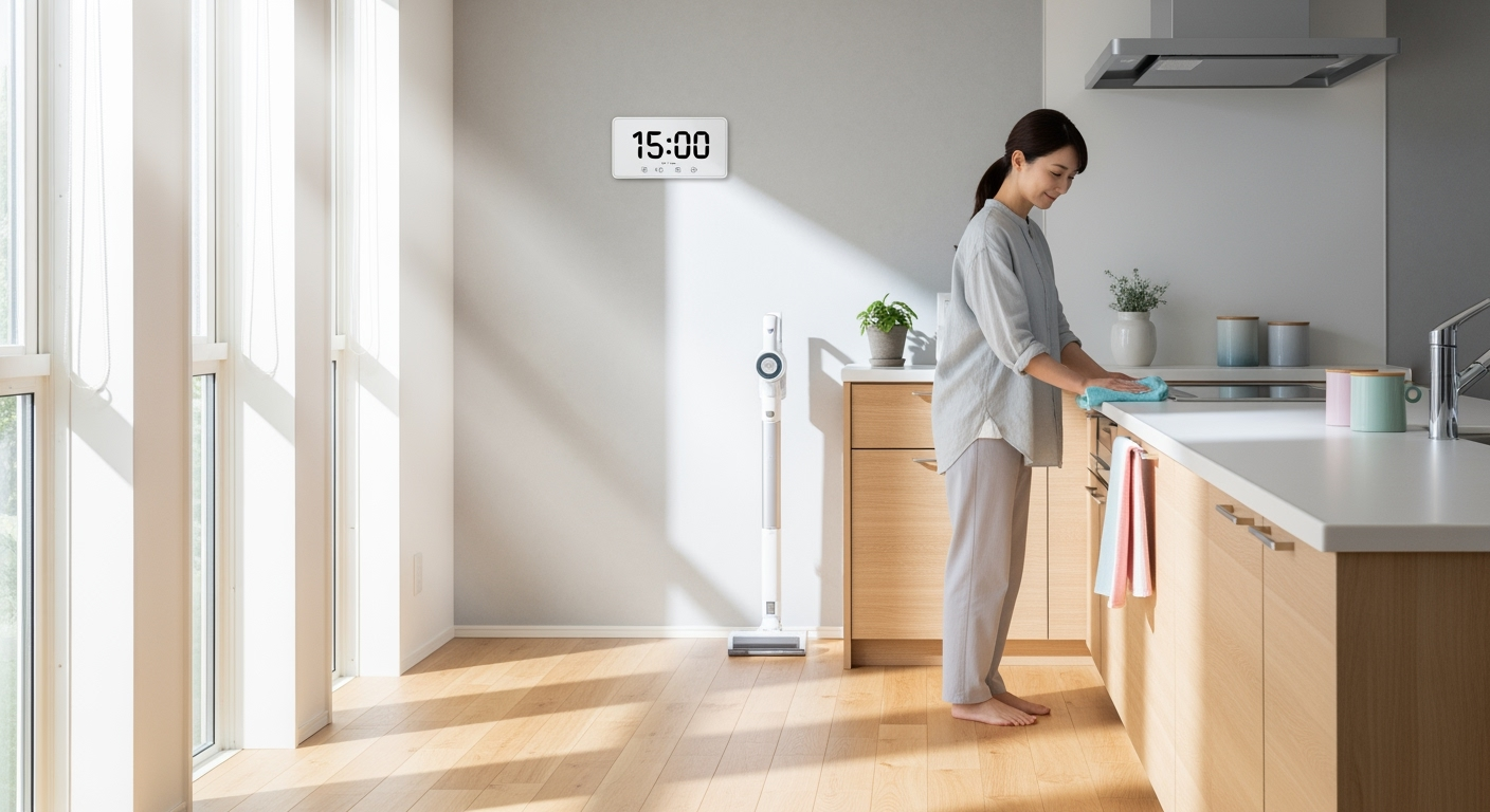 朝たった15分で家が見違える！30代・40代が実践している「3分割掃除術」の具体的やり方
