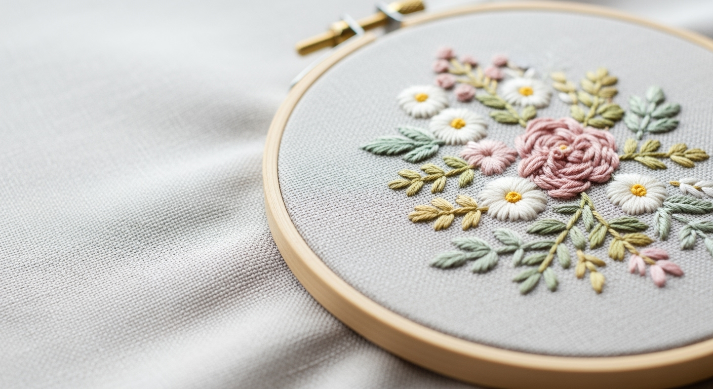 30代40代の睡眠不足は「30分刺繍」で解決｜2000円で始めるストレス解消法