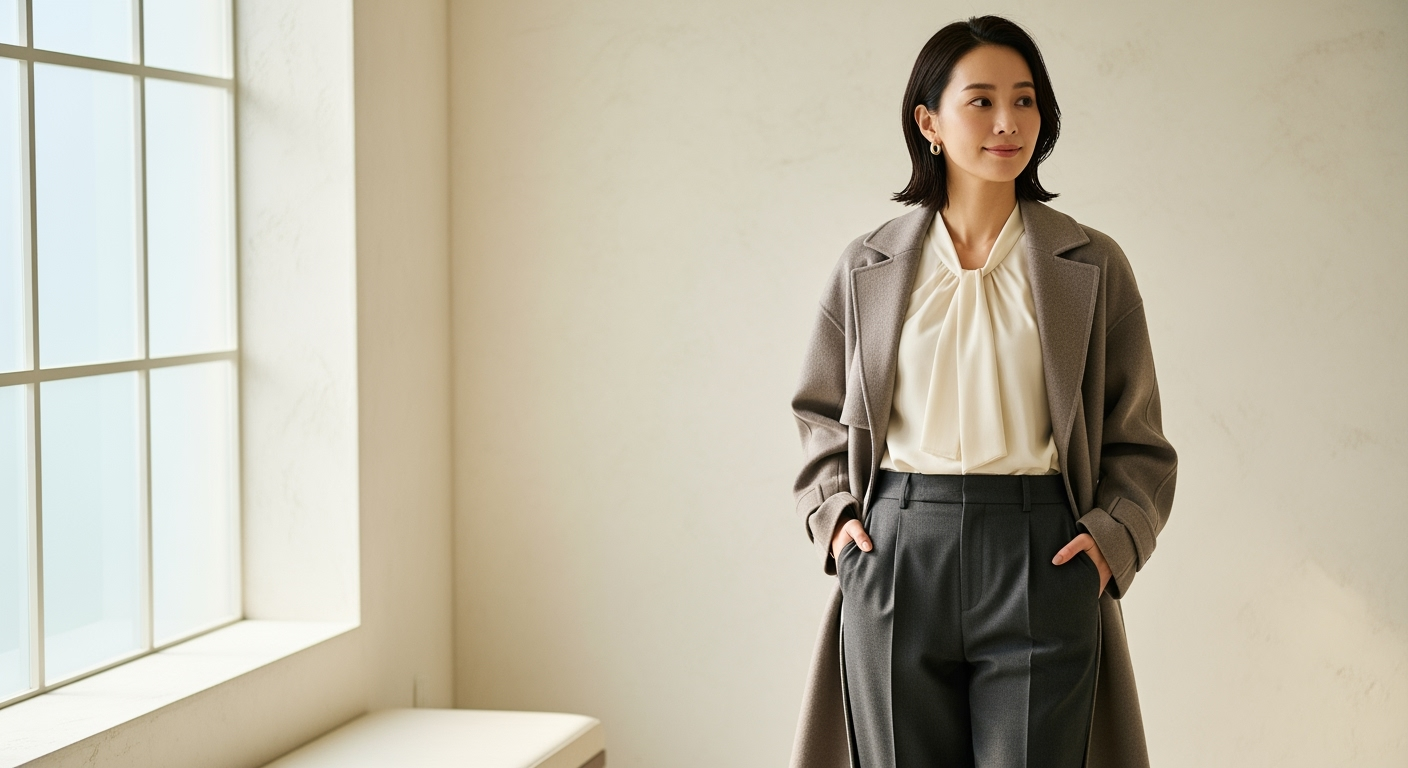 40代女性が毎朝3分で決まる！洗練コーデの「軸づくり」7つのルール