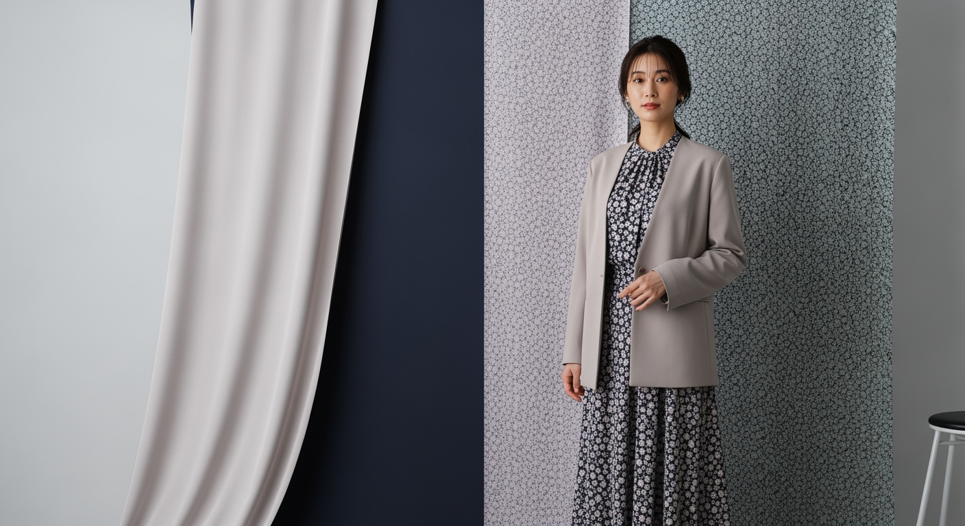 朝コーデに迷わない！30代・40代の無地×柄「6:4の法則」で即決テクニック