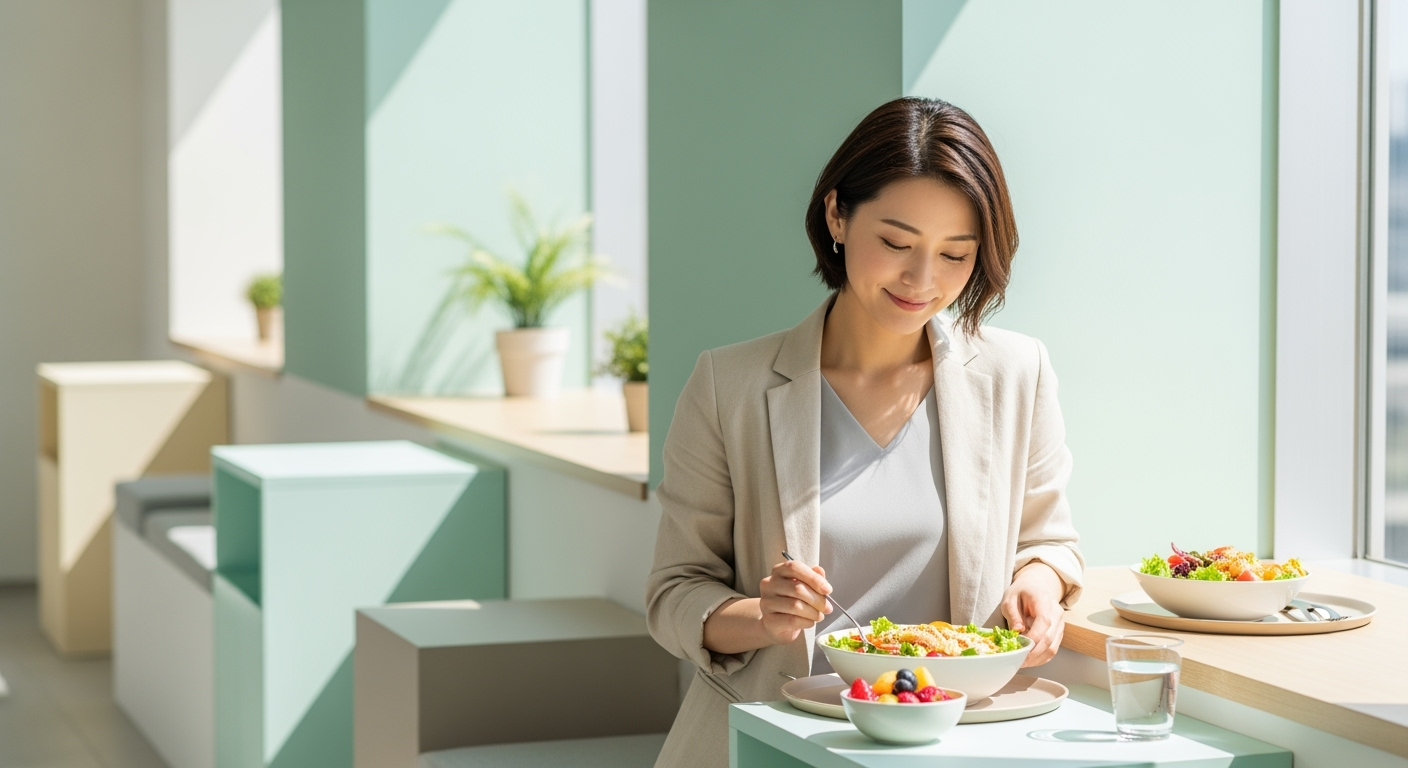 30代・40代女性必見！たった2分で午後の眠気を撃退する「ランチタイム活用術」