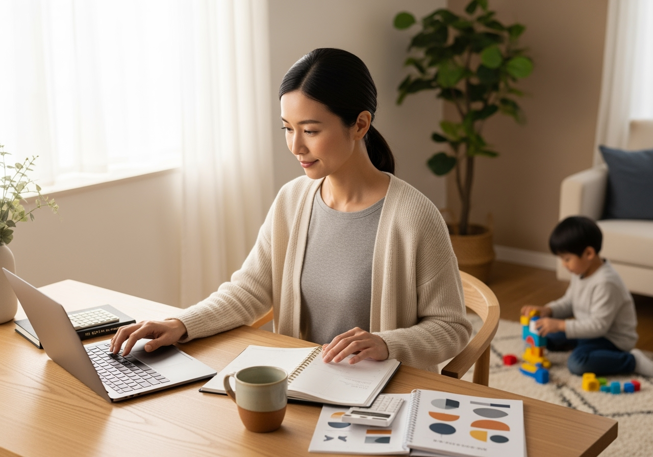 35〜45歳女性のリアル:時間・家族・お金を味方に