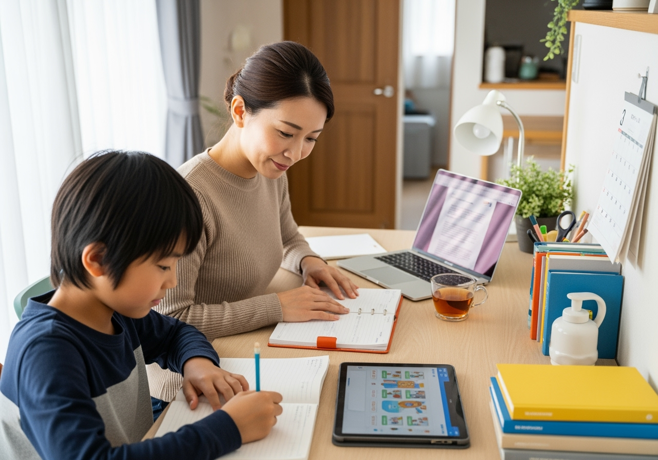 子育てと両立――親の学びと子の習い事を並走させる