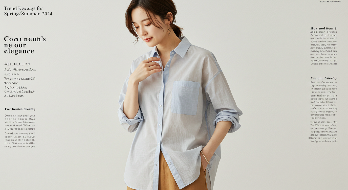 2025年春夏トレンド速報！大人女子が取り入れやすいアイテム5選