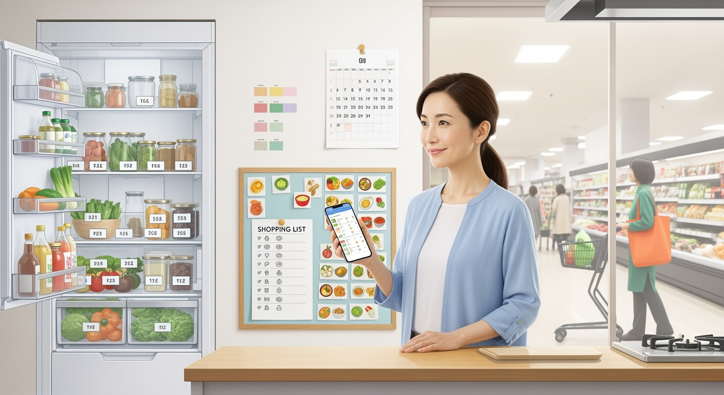 買いすぎない仕組み：計画と買い物のコツ