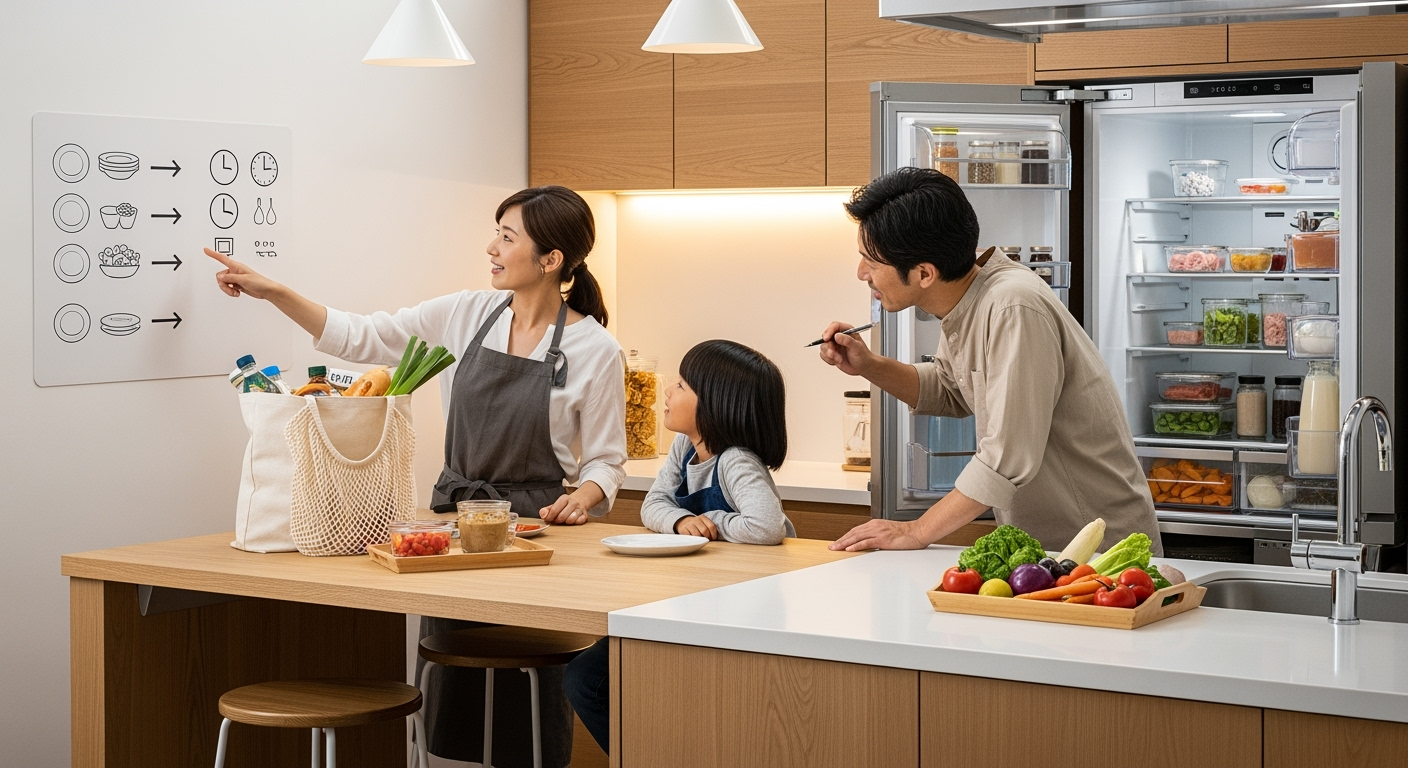 家族と仕事の都合に“仕組み”を合わせる