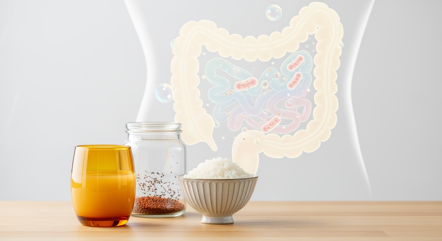 甘酒と腸内環境：何が効くのかを科学的にほどく