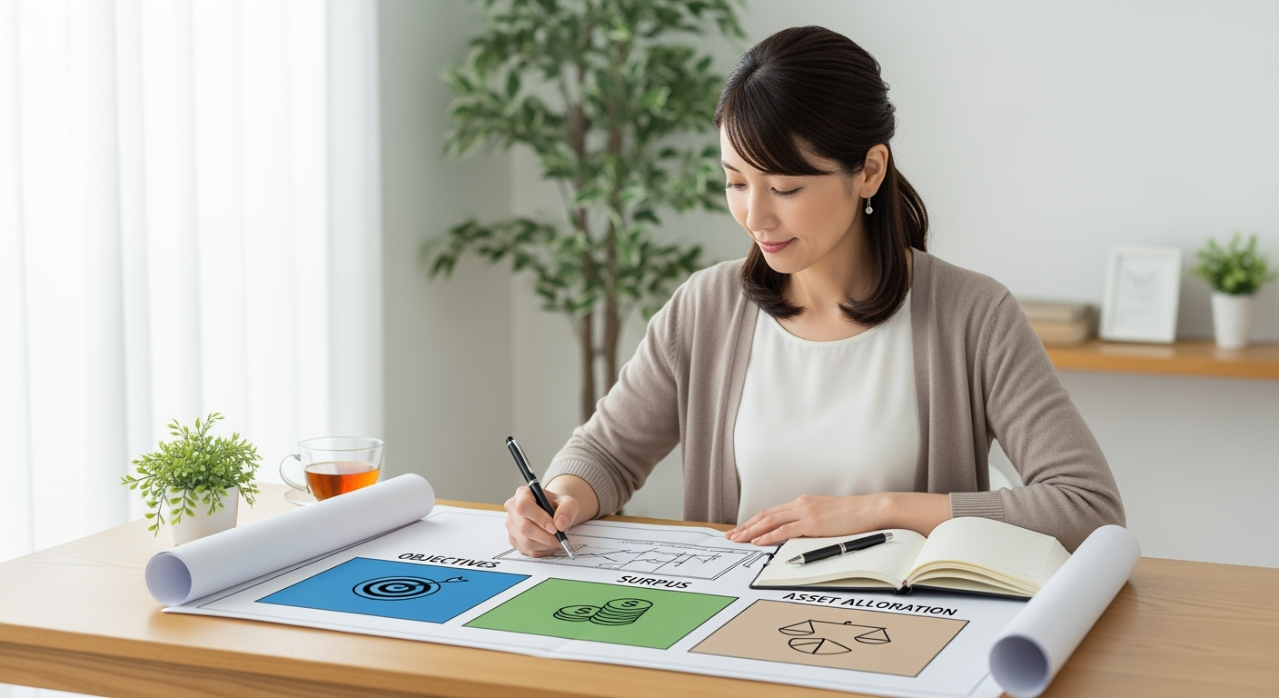まずは設計図づくり——目的、余剰、配分の順に整える