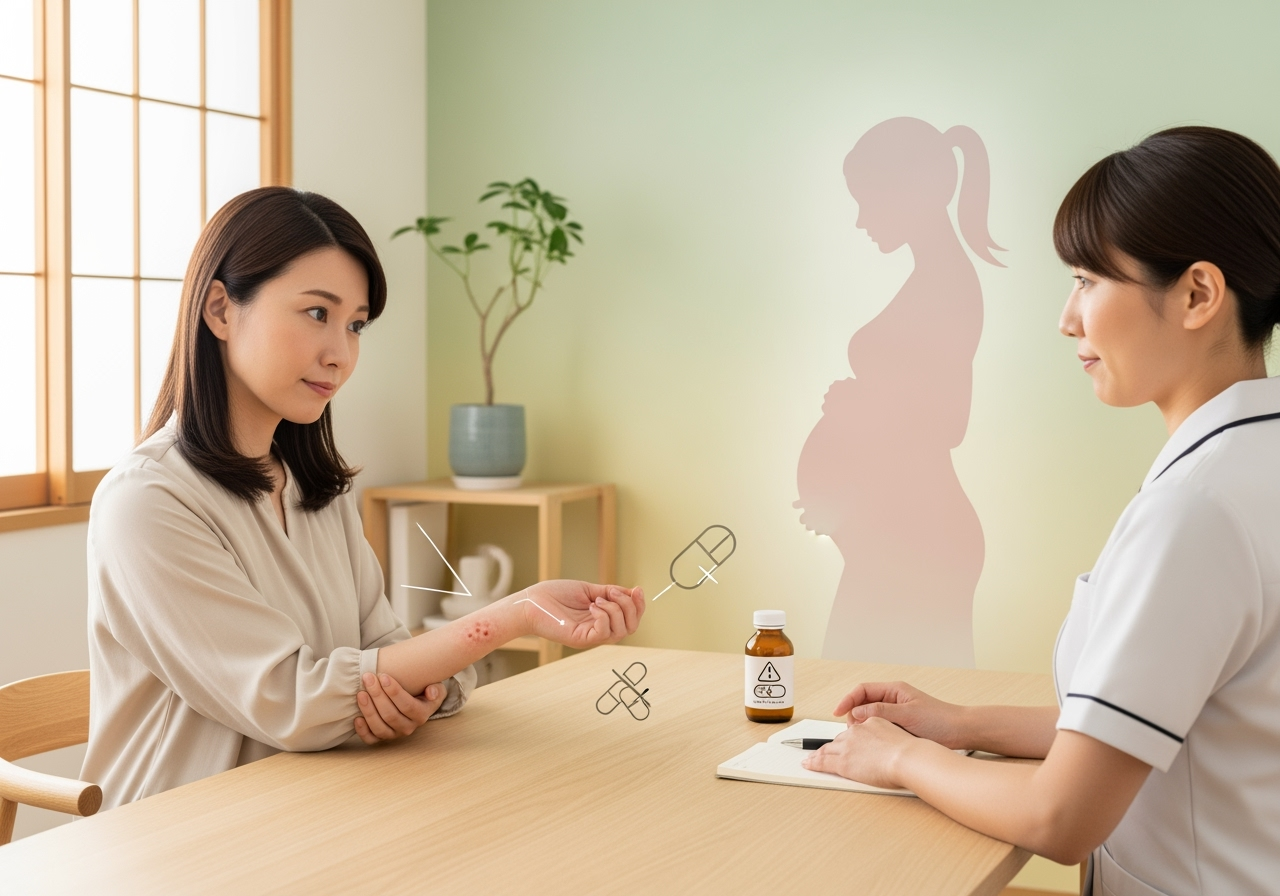 安全性と注意点：アレルギー、妊娠、薬との相性