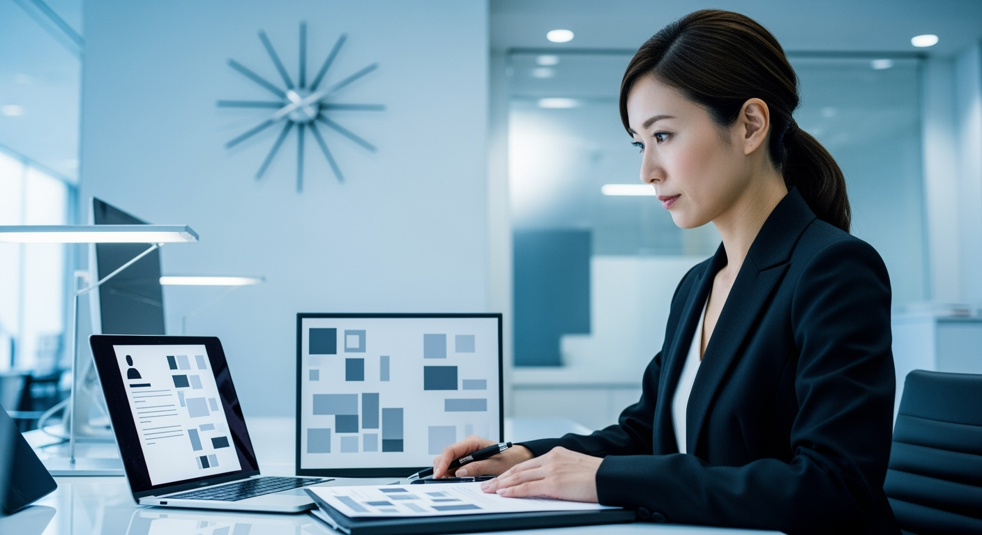 採用現場では、1通の職務経歴書に目を通す時間は数十秒という調査結果が海外で報告されています。
