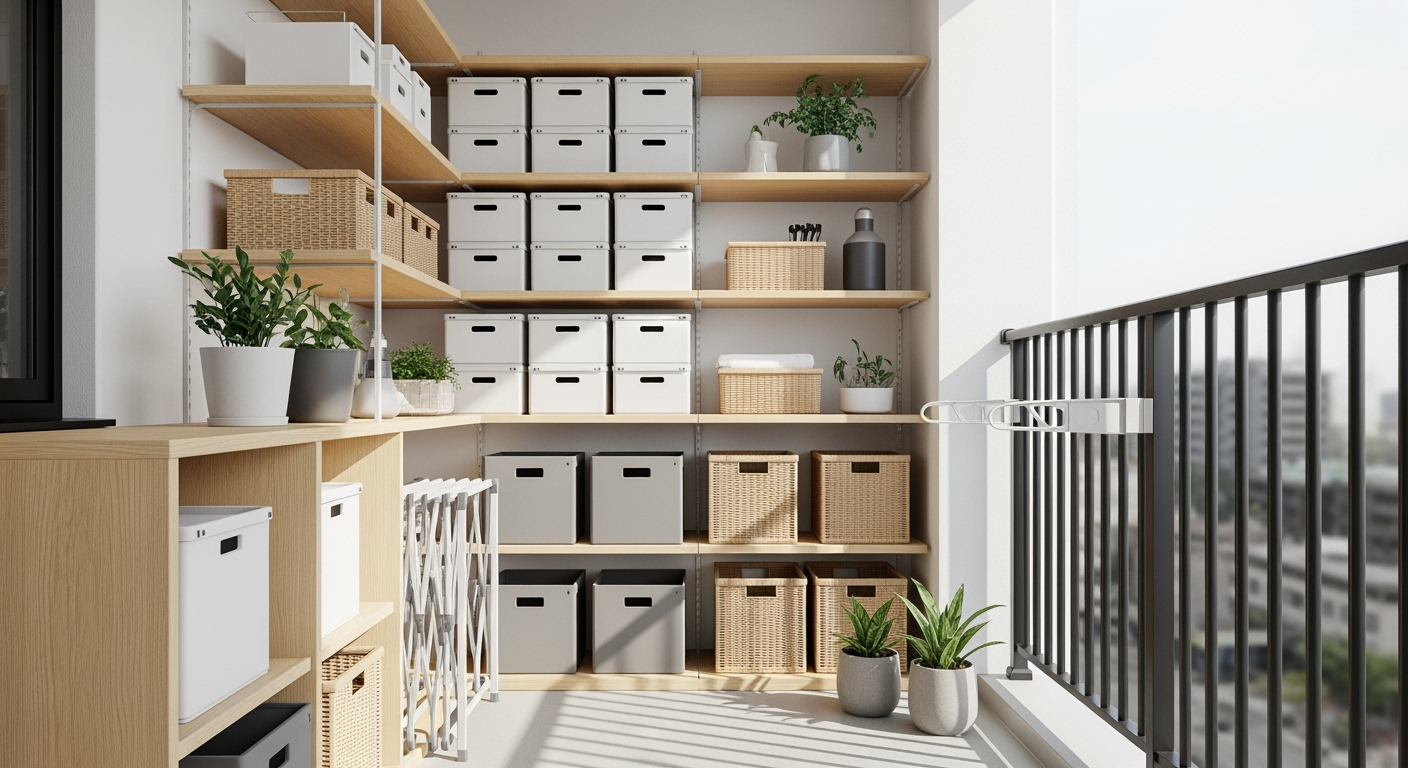 マンションのベランダ収納で失敗しない！管理会社に怒られる前に知っておきたい5つのルール