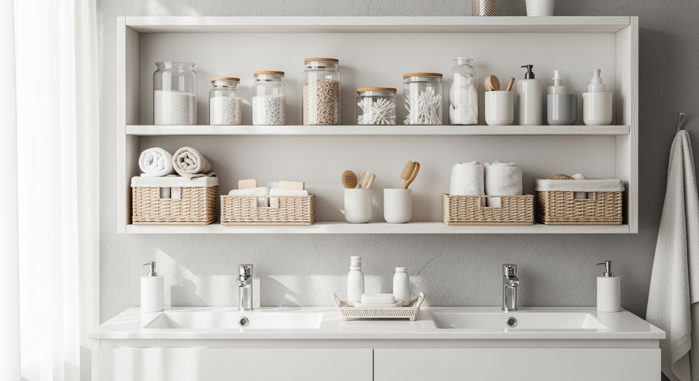 30代40代が知らない「浮かせる収納」でお風呂掃除が3分の1になる3ステップ