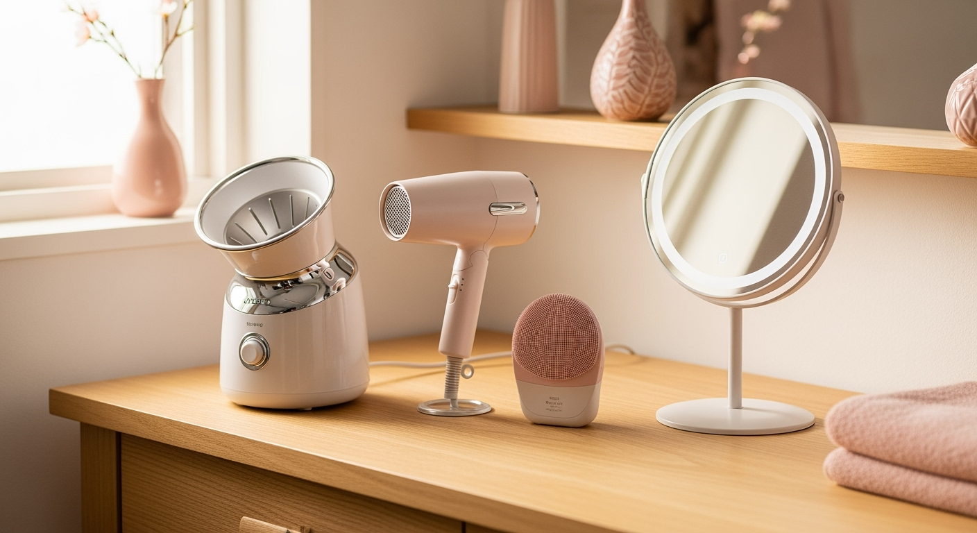 【40代編集部が厳選】一人暮らしでも続く美容家電7選｜省スペース×時短で本当に使えるもの
