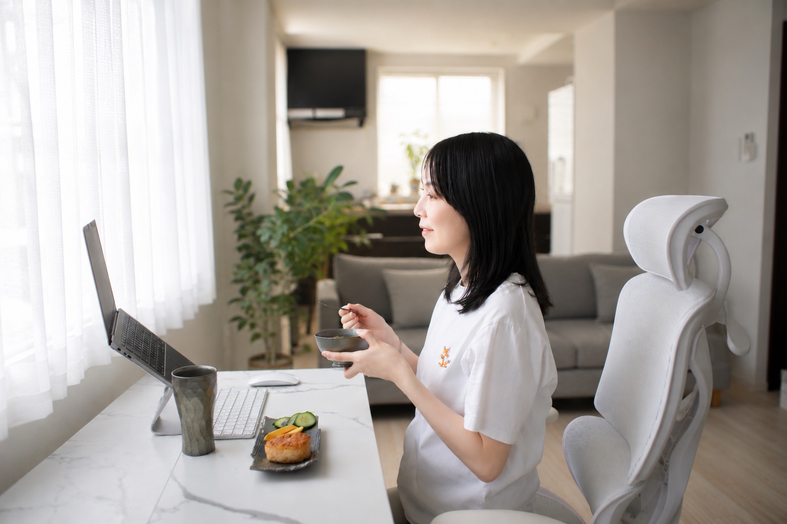 会社のメンバーとのランチミーティング