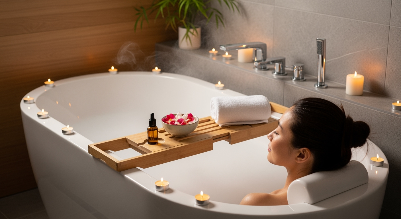 40℃・10分で完成！忙しい夜の「5分で準備できる」アロマバス習慣