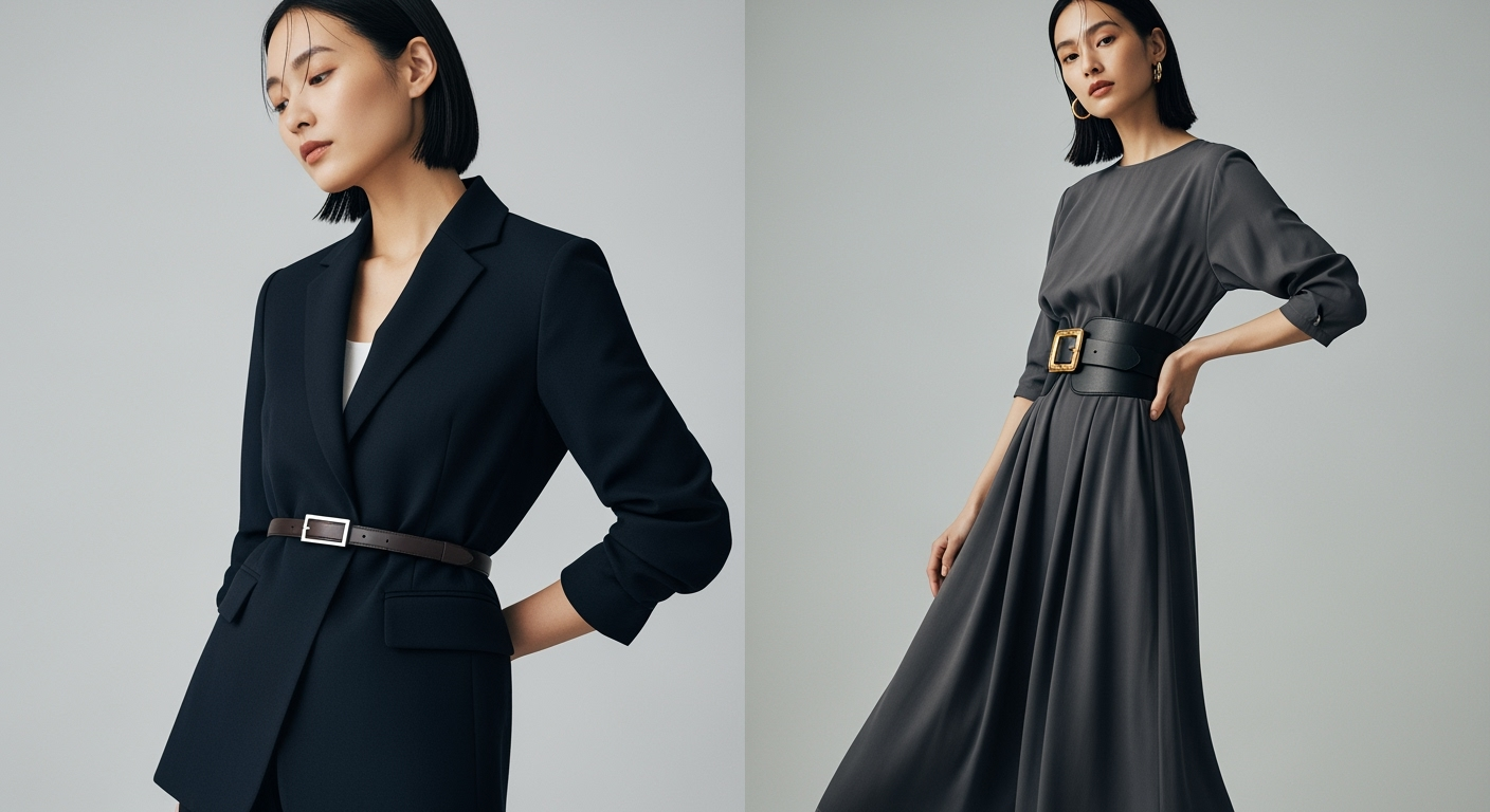 朝の3秒でスタイルアップ！40代が知っておきたいベルト選びの新常識