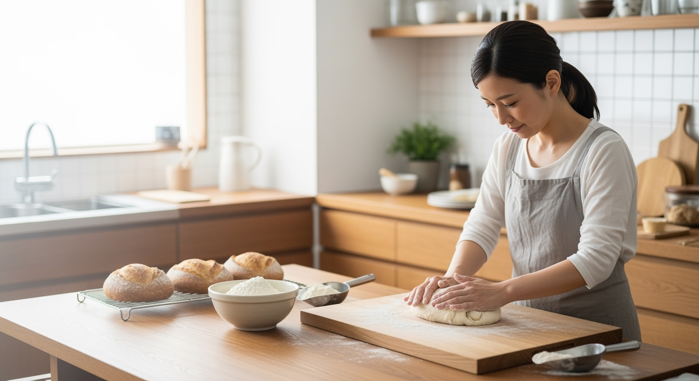 初心者でも失敗しない！科学的レシピで週末の朝が変わるパン作り入門