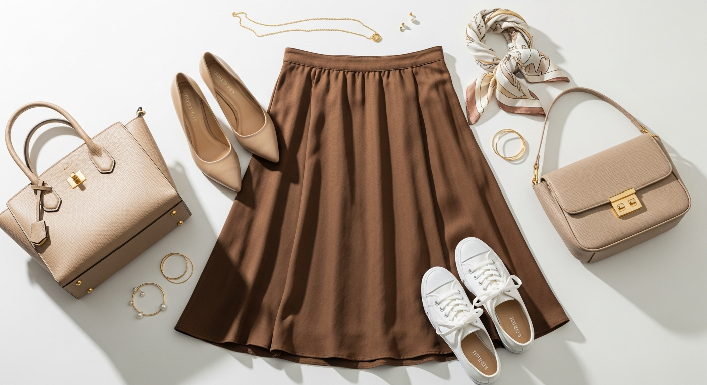 靴とバッグの組み合わせ