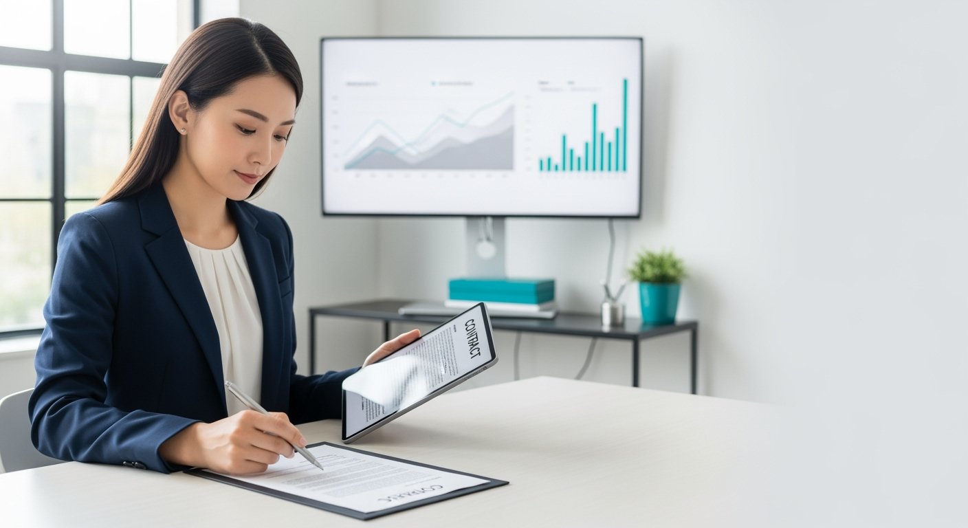 40代女性が知らない契約書の落とし穴、3つのチェックポイントで仕事の不安を解消