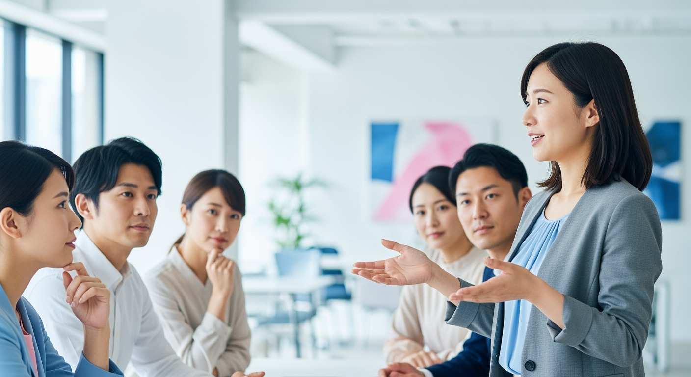 【30代・40代女性必見】面接や会議で信頼される「視線・声・間」の使い方3選