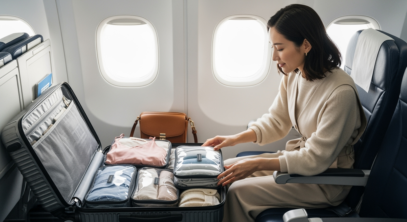 空港で「あれ、これダメだった？」を防ぐ！大人女性の機内持ち込み完全チェックリスト