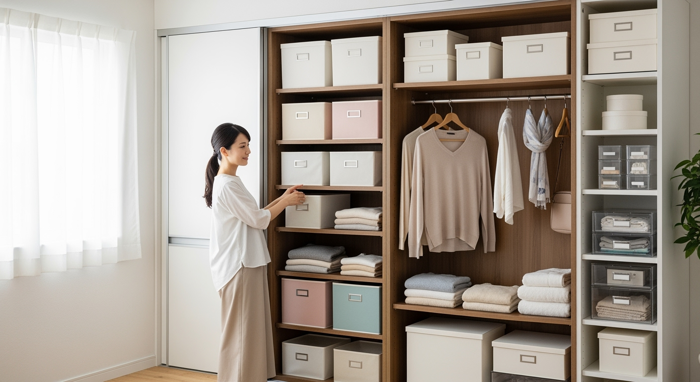 押入れの幅・奥行・高さを測るだけ！30分で完了する収納整理3ステップ