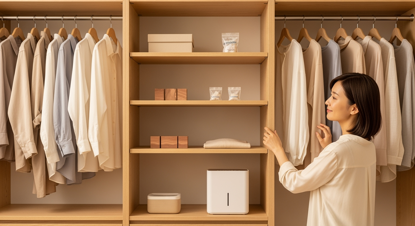 30代40代の衣類カビ・虫食い対策！たった3ステップで大切な服を守る時短ケア術