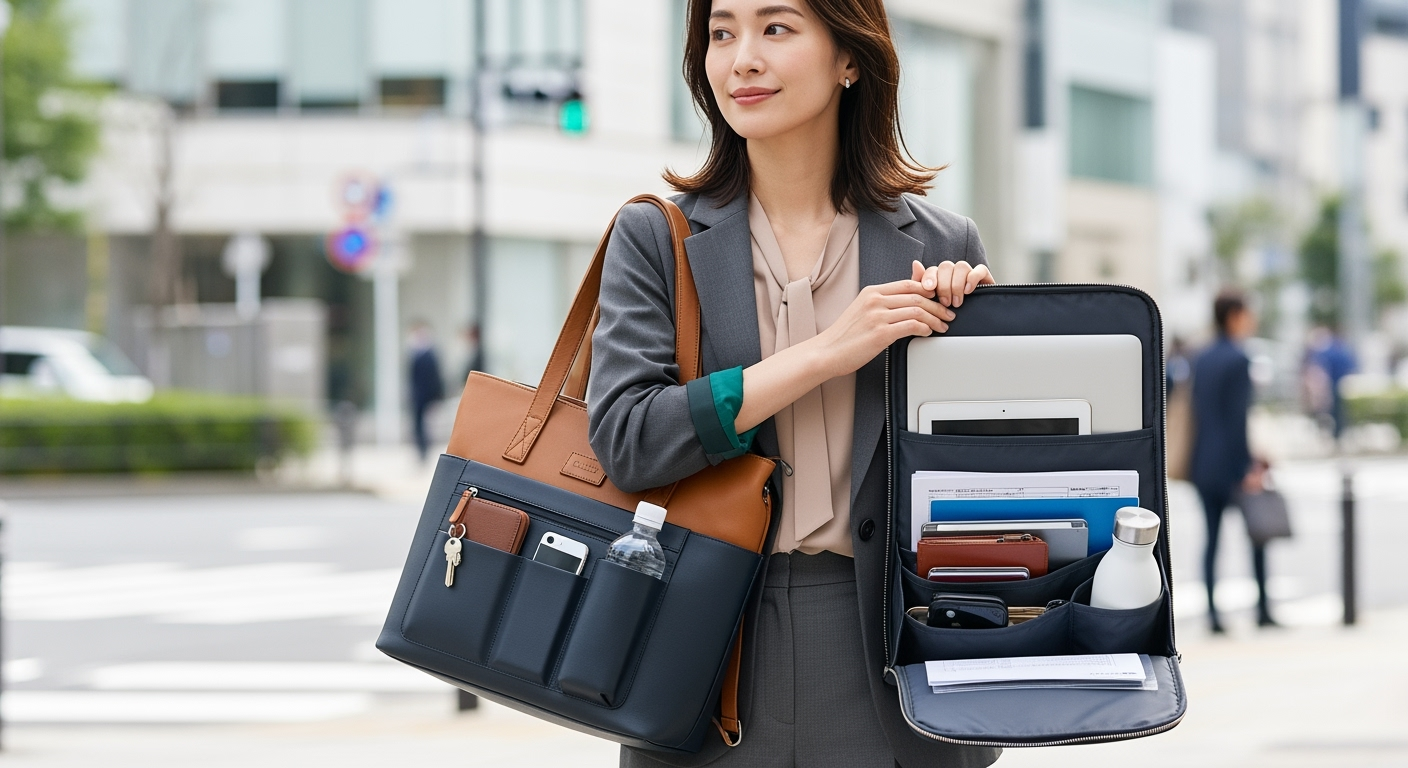 40代の通勤バッグはこの3つで選ぶ｜軽く・入って・崩れない条件を満たす選び方