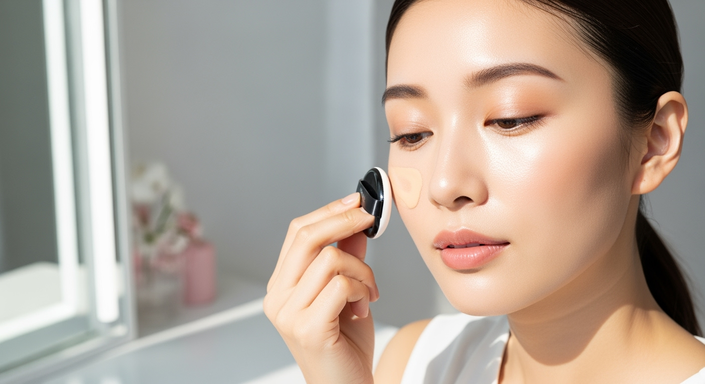 40代でも「ツヤ肌美人」になれるクッションファンデ術！量と順番を変えるだけで仕上がりが劇変