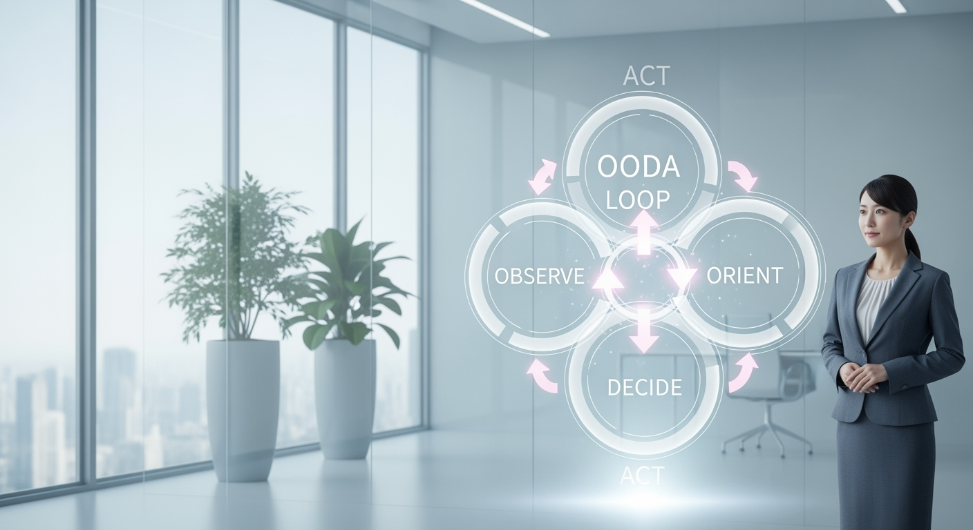 30・40代が知らない「OODAループ」で会議の決断力が劇的に変わる3ステップ