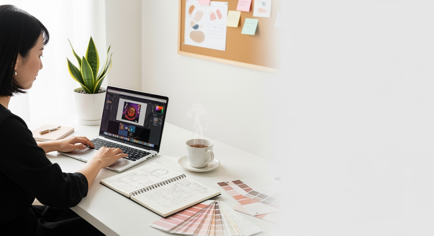 【実例公開】40代からでも月3万円稼げるデザイン副業の始め方｜3ステップで案件獲得