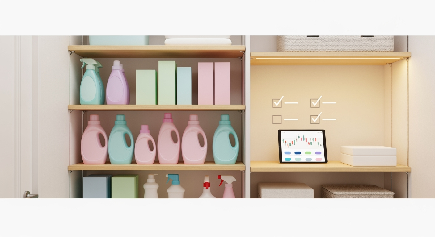 洗剤ストックが見える化！30分でできる「重複買い」を防ぐ3つのルール