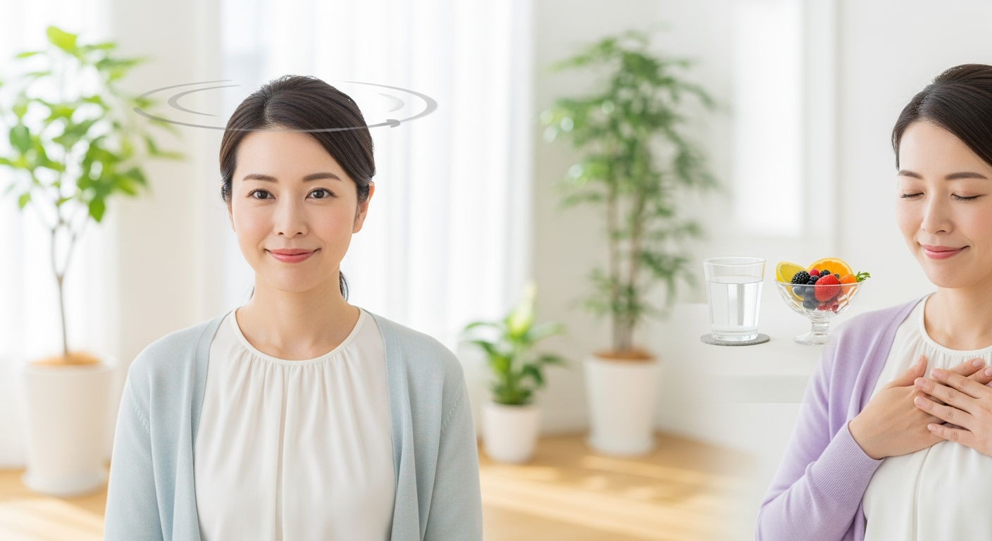 めまい・立ちくらみの見分け方｜30代・40代女性に多い3つのタイプと今すぐできる対策
