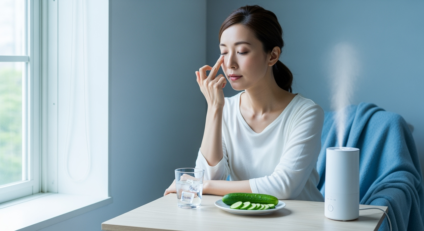 ゆらぎ世代の「目・口の乾き」セルフチェック！テレワーク時代の簡単ケア術