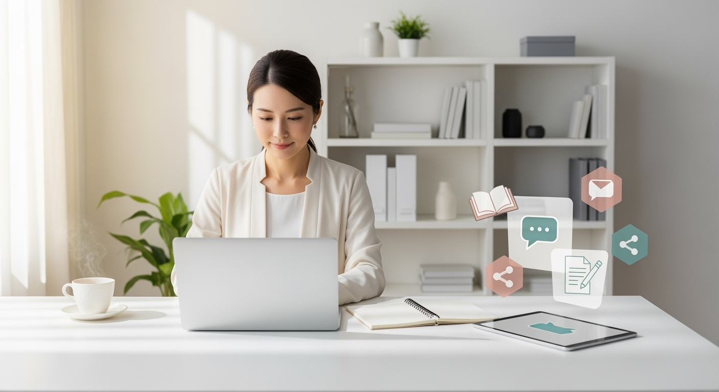 30代40代女性が隙間時間で「電子書籍デビュー」を成功させる4ステップ