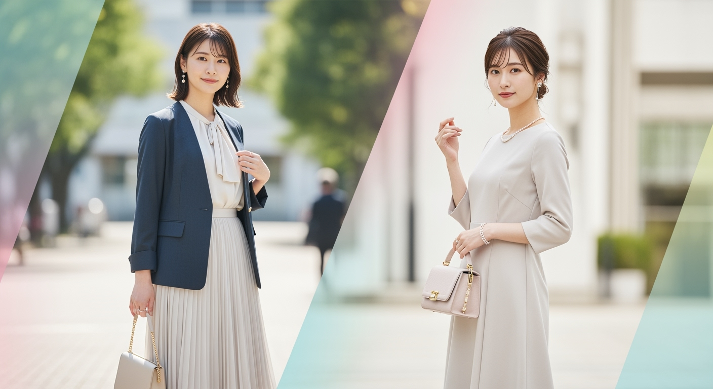 40代ママが実践する入学式・卒業式コーデ｜寒暖差15度でも写真映えする3つの法則