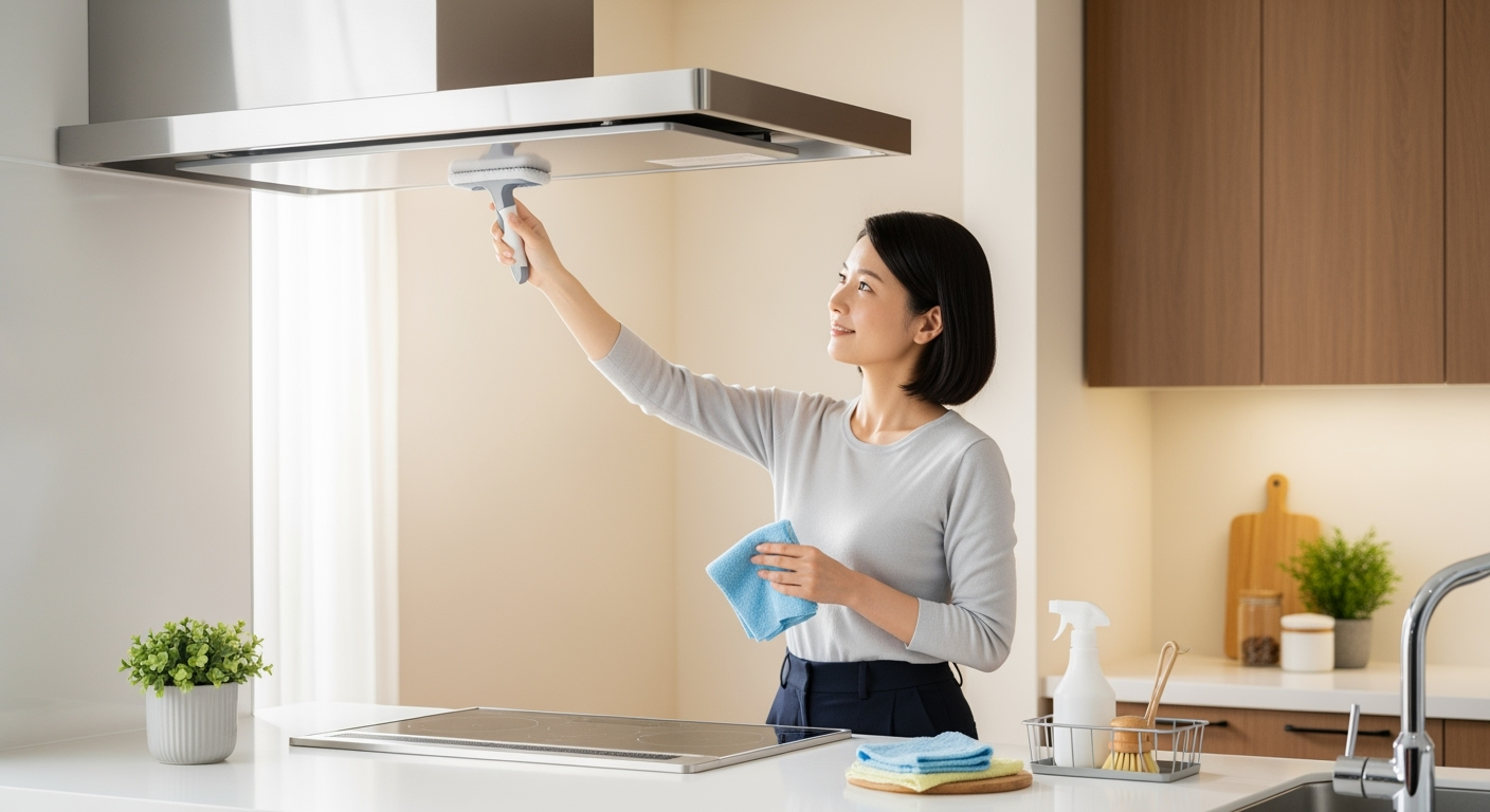 40代主婦が発見｜換気扇の油汚れが10分で落ちる温度の秘密