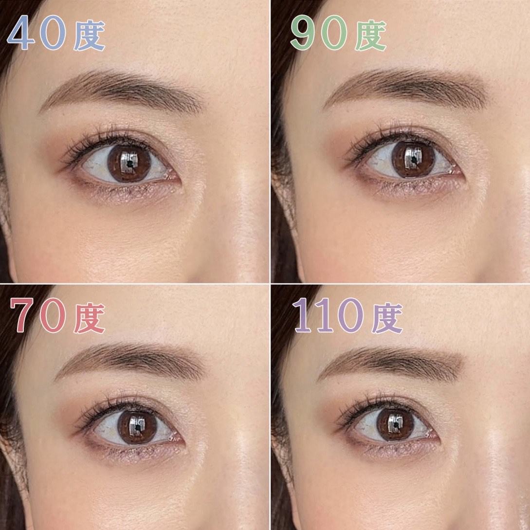 何度が正解？「眉頭の角度」で顔が変わる