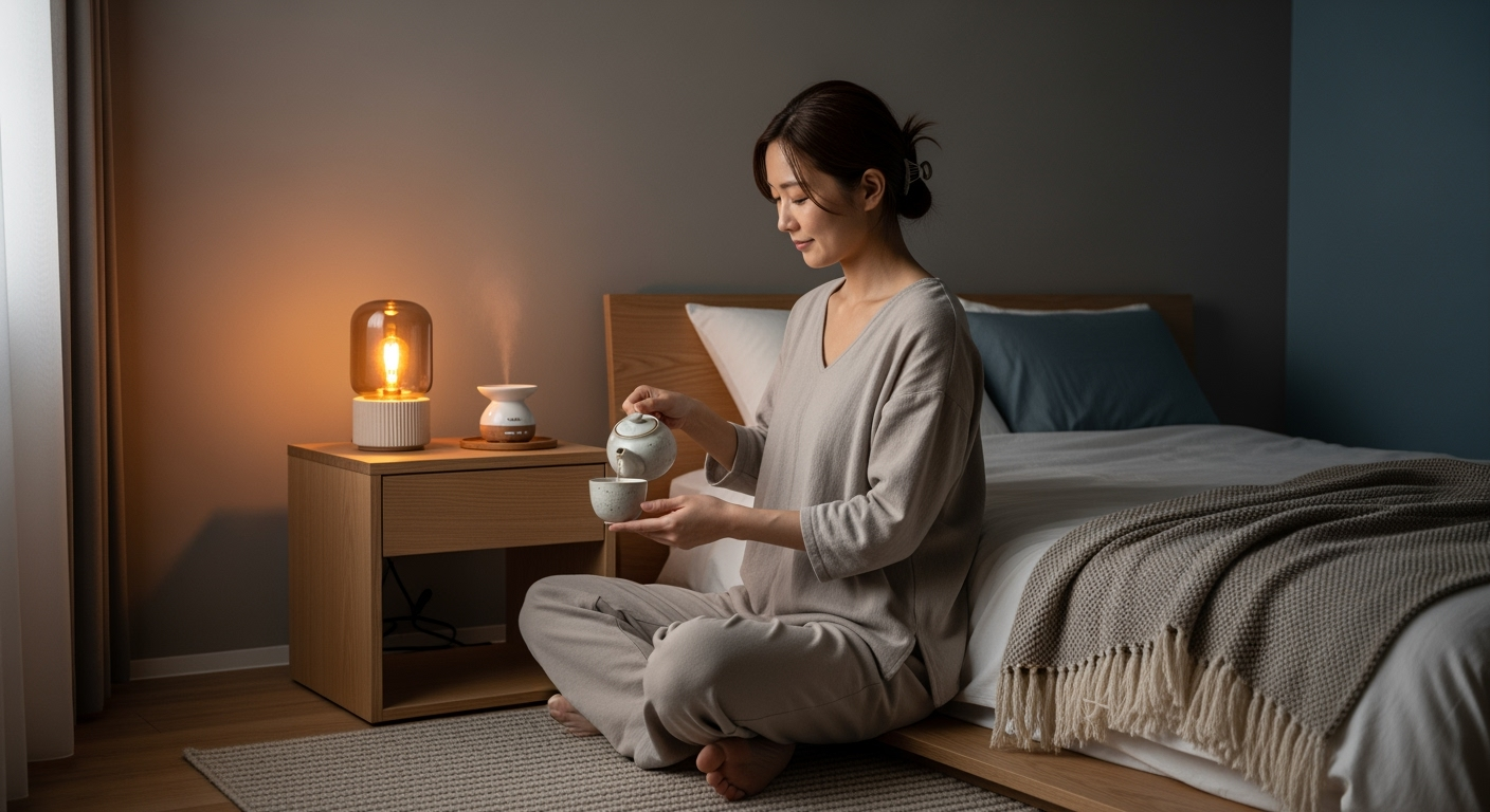 30代・40代女性が「10分で眠れた」と話題の入眠儀式：今夜から試せる3つのステップ