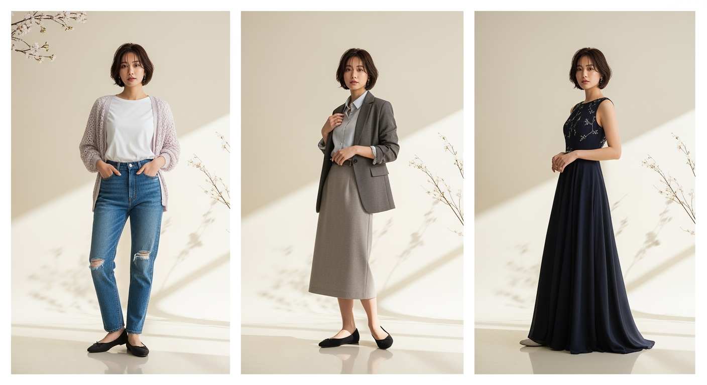 30代40代の足が喜ぶフラットシューズ、素材と形で見つける痛くない3つのチェックポイント