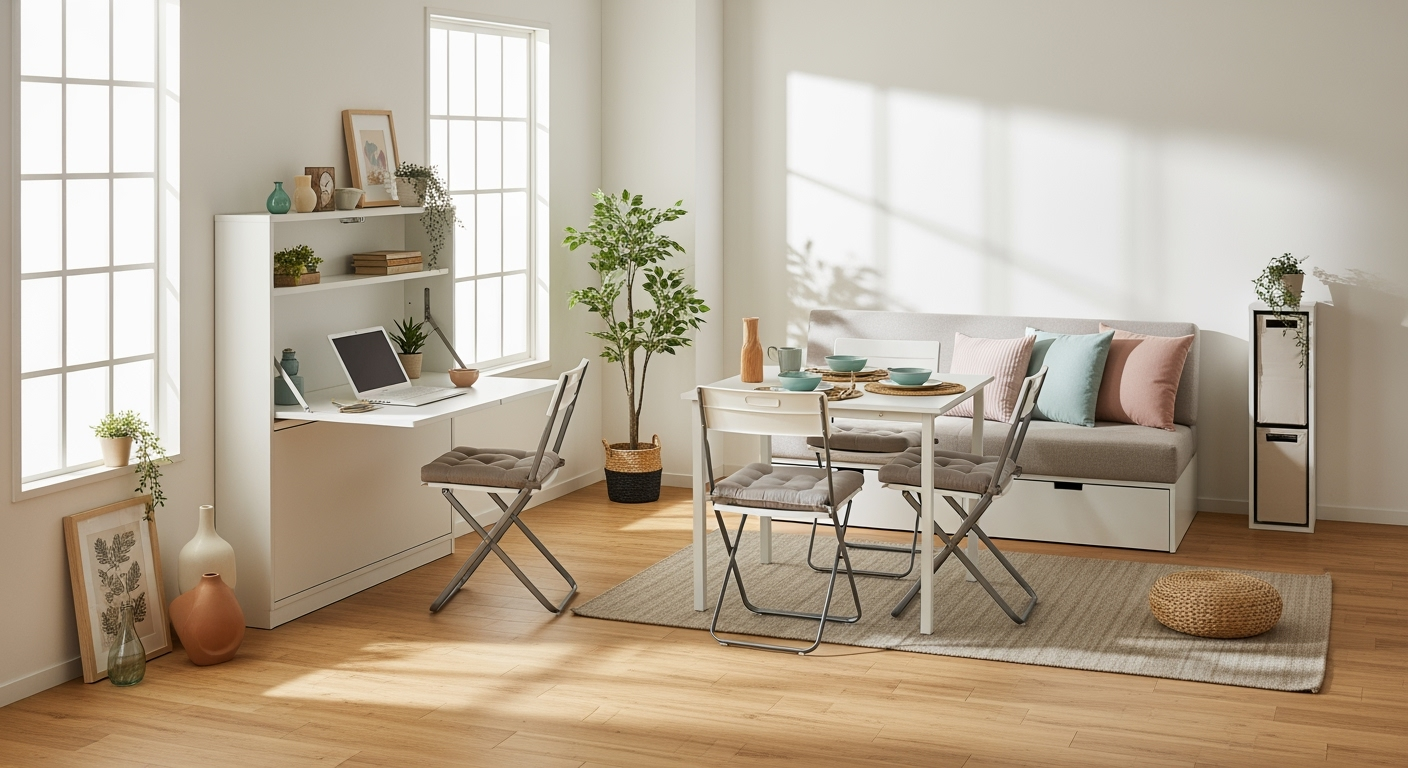65㎡でも在宅ワークが快適に！30代40代が選ぶべき折りたたみ家具3選