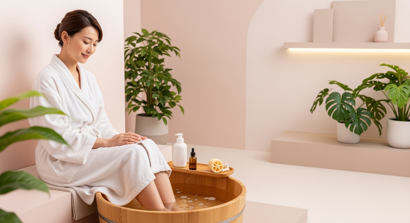 40代からは足に疲れがたまりやすい理由と、5分でできる巡りサポートケア術