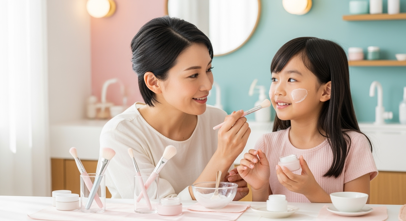 親子で使える低刺激コスメ｜30代40代ママの3分時短ケアで年18時間を節約する選び方