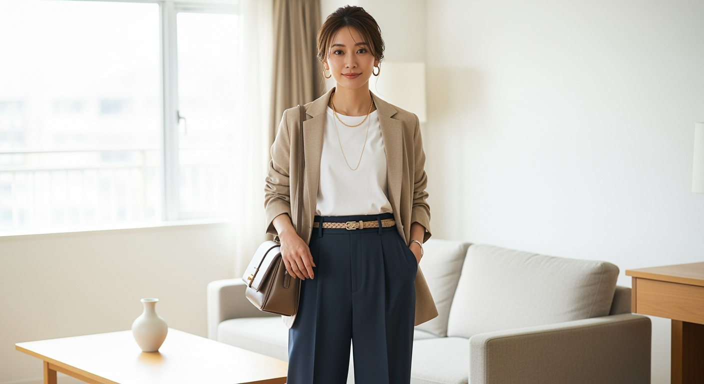 GUで「高見え通勤コーデ」が完成！40代が絶対選ぶべき5つの鉄板アイテム