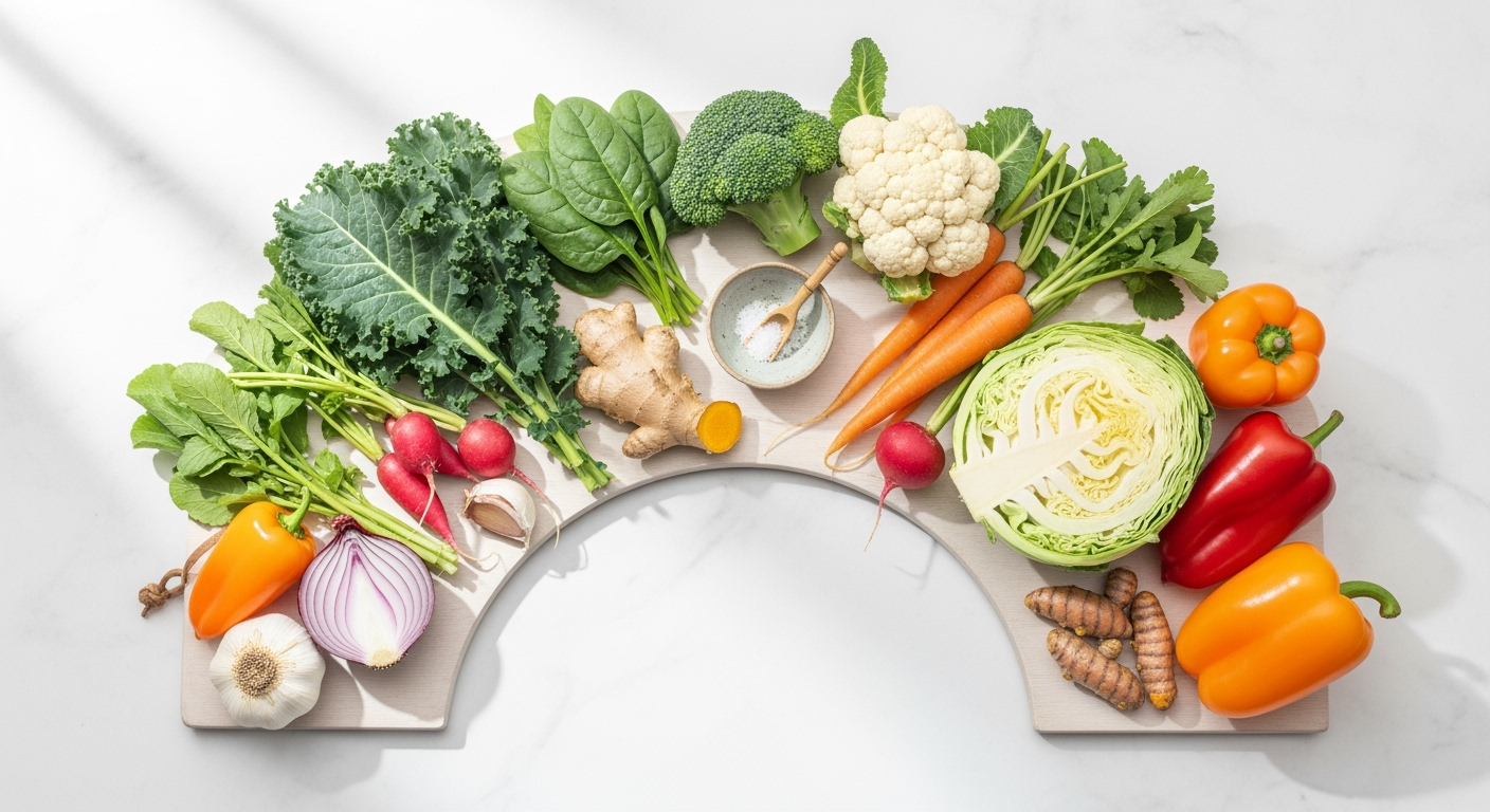 30代・40代が知らない腸活野菜16選：水溶性・不溶性食物繊維の正しい摂り方