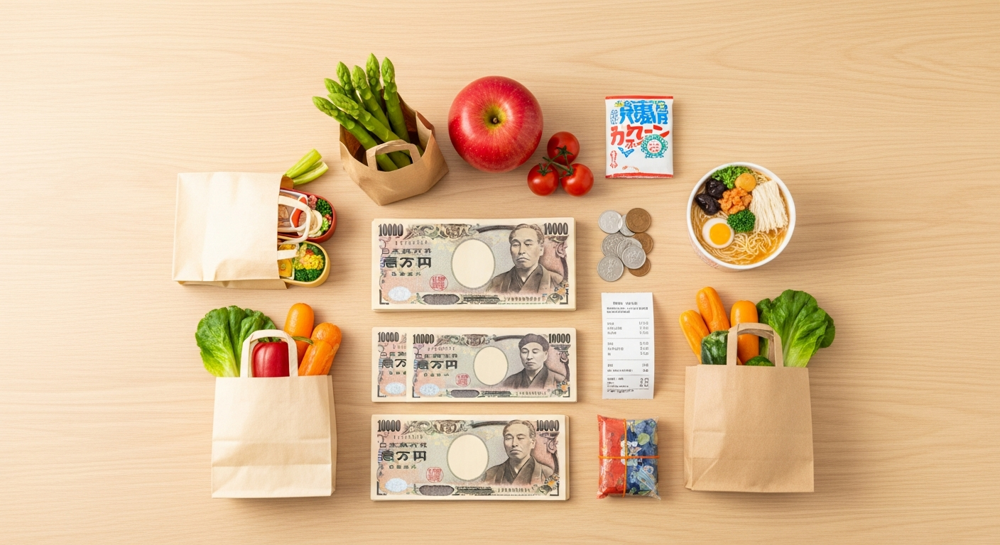 業務スーパーで3人家族の食費を月2万円に抑える買い物リスト【年間60万円節約術】