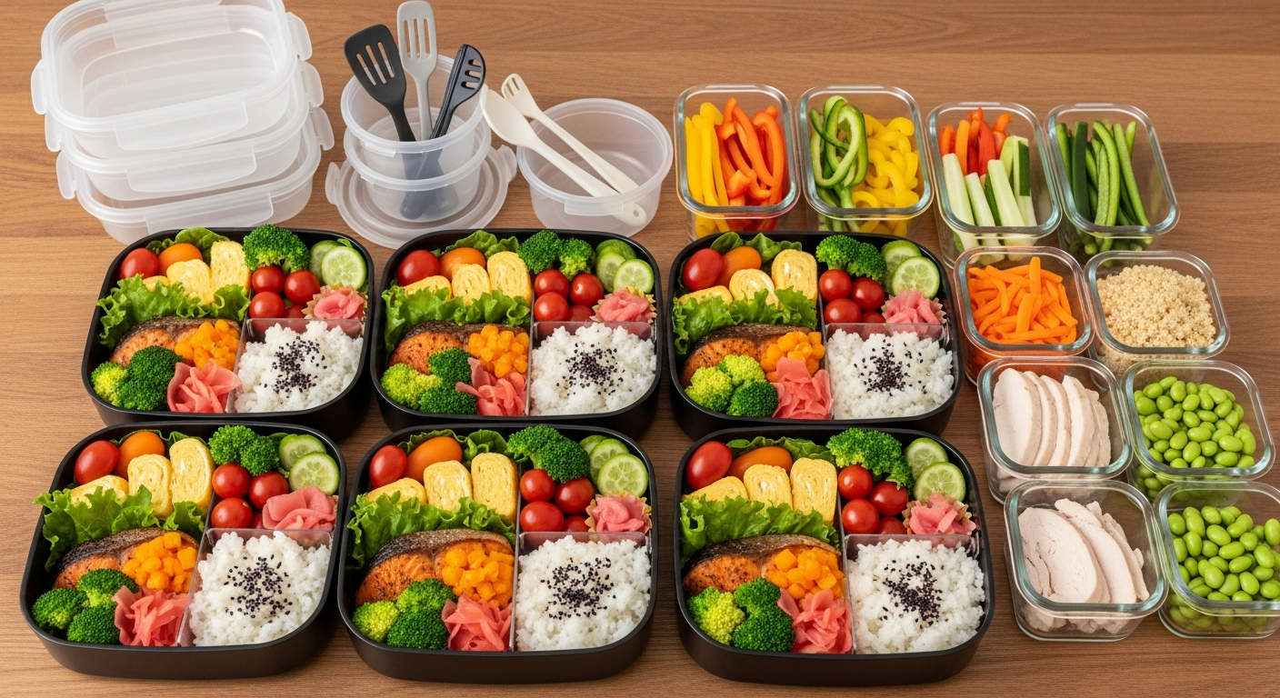 業務スーパーで週末2時間→平日5日分のお弁当完成｜30代40代の朝10分弁当術