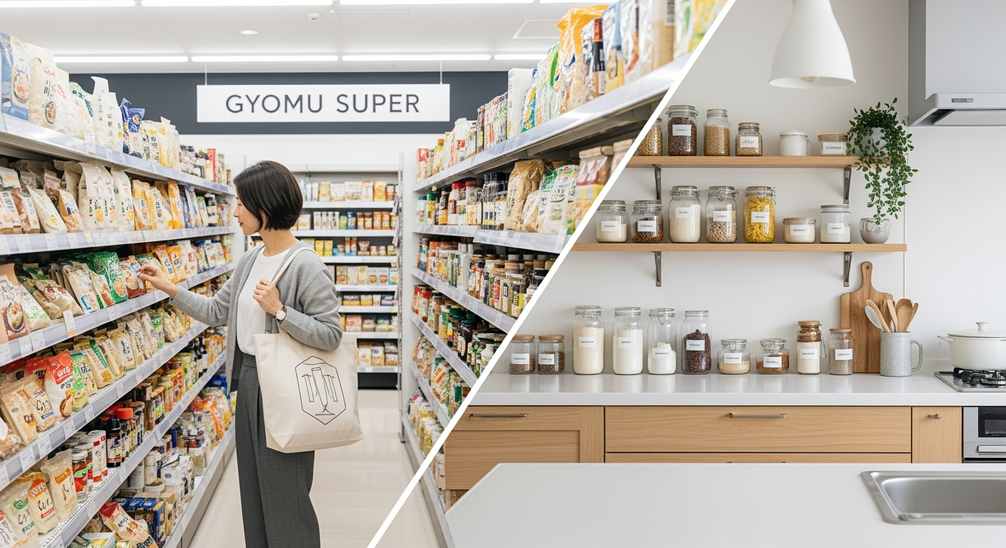 月8,000円節約も！業務スーパー「買い物前の5ステップ」でフードロス激減＆時短30分