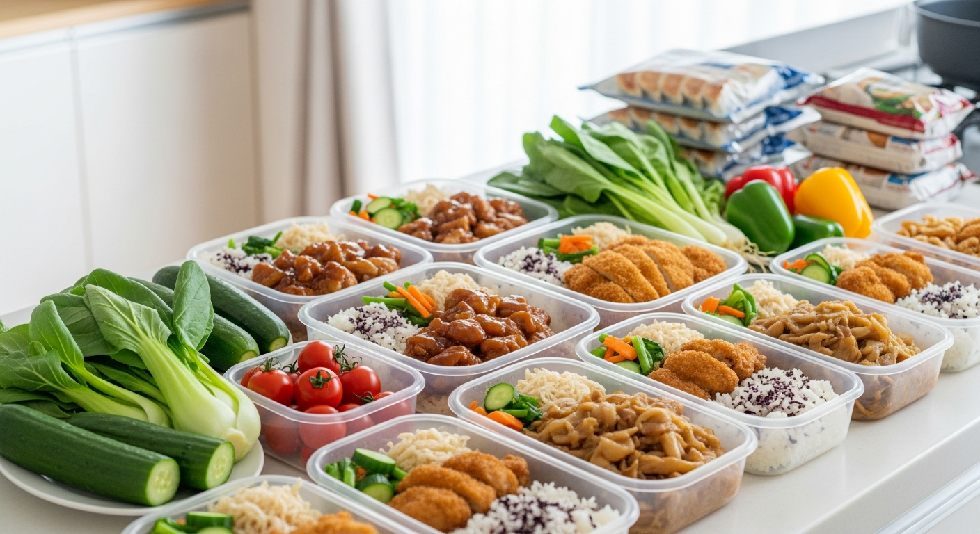 業務スーパーで3人家族1週間3,000円！30代ママが実践した時短献立と買い物リスト