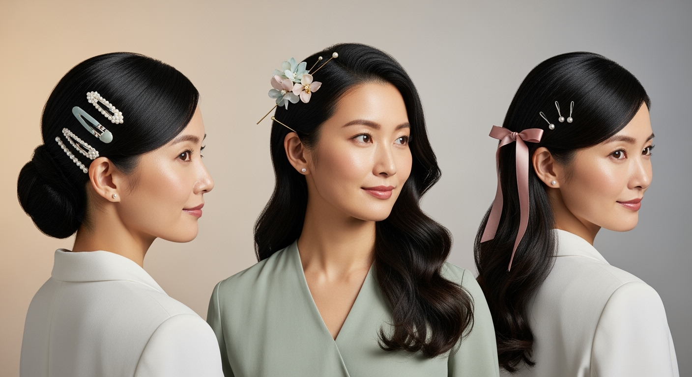 朝たった5秒で印象激変！ゆらぎ世代の髪悩みを瞬時にカバーするヘアアクセ活用術